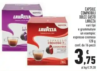 Conad Superstore Capsule compatibili dolce gusto espresso cremoso offerta