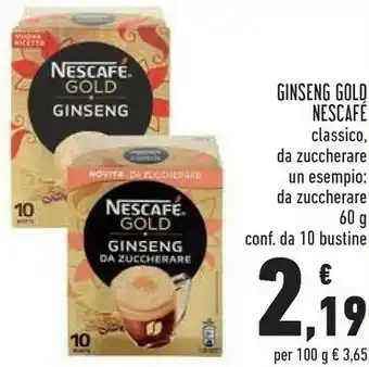 Conad Superstore Ginseng gold offerta