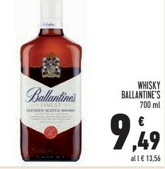 Conad Superstore Ballantine's whisky offerta