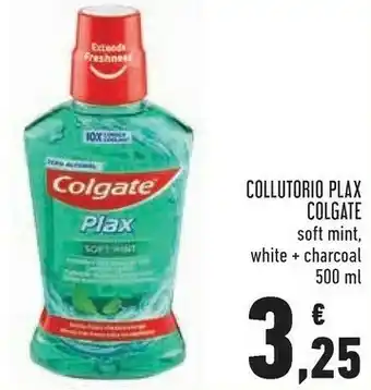 Conad Superstore Collutorio plax soft mint/ white + charcoal 500 ml offerta