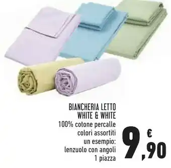 Conad Superstore Biancheria letto white offerta