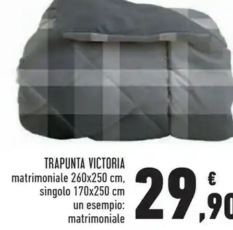 Conad Superstore Trapunta victoria singolo 170x250 cm offerta