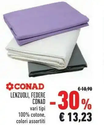 Conad Superstore Conad lenzuoli offerta