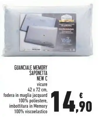 Conad Superstore New c guanciale memory saponetta 42 x 72 cm offerta