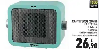 Conad Superstore Termoventilatore ceramico alta efficienza offerta