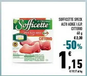 Conad Sofficette speck alto adige 60 g(ml) offerta