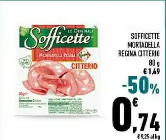 Conad Sofficette mortadella regina 80 g(ml) offerta