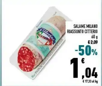 Conad Salame milano riassunto offerta