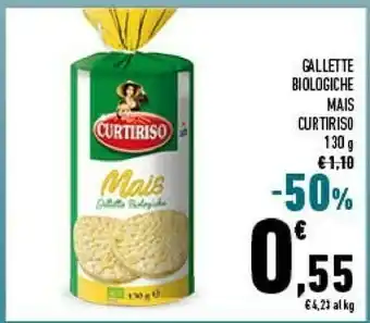 Conad Gallette biologiche di mais 130 g(ml) offerta
