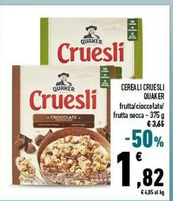 Conad Cruesli cereali frutta offerta