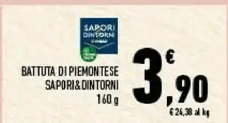 Conad Conad - battuta di piemontese sapori & dintorni 160 g(ml) offerta