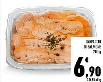 Conad Carpaccio di salmone offerta