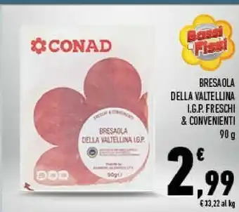 Conad Conad - bresaola della valtellina igp 90 g(ml) offerta