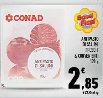 Conad Conad antipasto di salumi freschi&convienti offerta