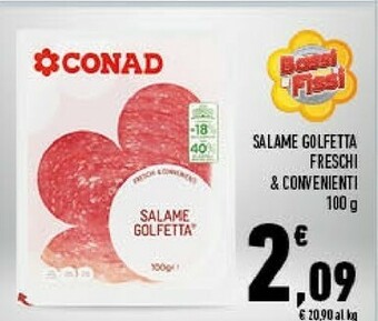 Conad Conad salame golfetta freschi&convenienti offerta