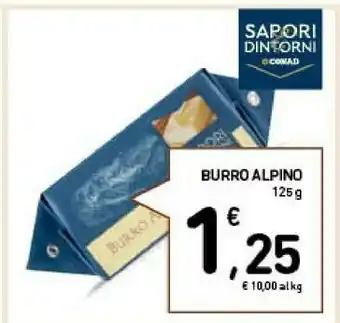 Conad Conad - burro alpino 125 g(ml) offerta