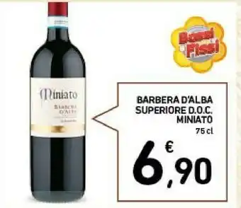 Conad Miniato barbera d'alba superiore offerta
