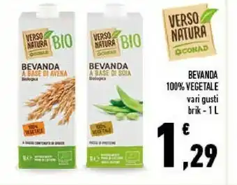 Conad Bevanda 100% vegetale offerta