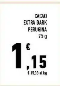 Conad Extra dark cacao gusto extra intenso 75 g(ml) offerta
