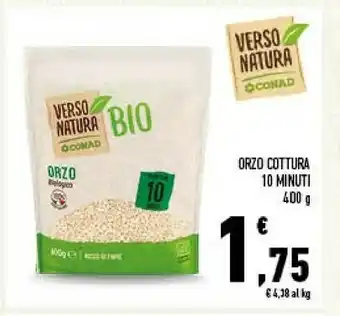 Conad Orzo cottura 10 minuti offerta