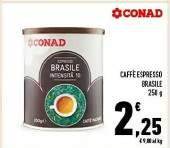 Conad Conad caffè espresso brasile offerta