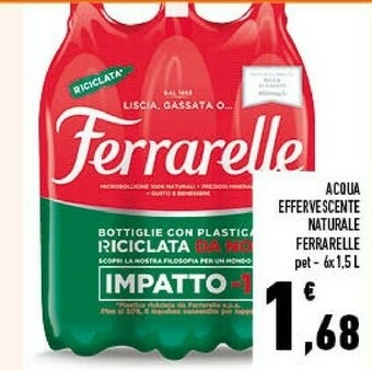 Conad Acqua minerale effervescente naturale offerta