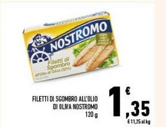 Conad Filetti di sgombro all'olio di oliva offerta