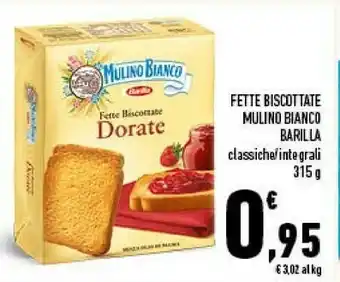 Conad Fette biscottate le cereali 315 g(ml) offerta