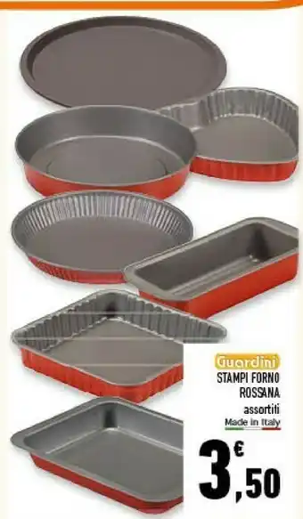 Conad Guardini stampi forno rossana offerta