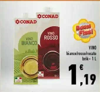Conad Conad - vino rosso 1000 g(ml) offerta