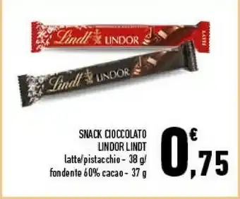Conad Snack cioccolato lindor latte offerta