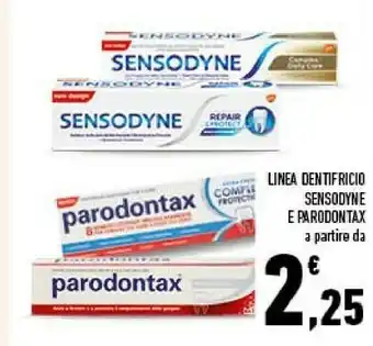 Conad Sensodyne/paradontax linea dentifricio offerta