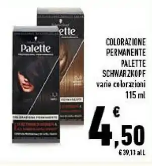 Conad Palette colorazione permanente offerta