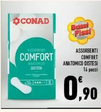 Conad Conad assorbenti comfort anatomico distesi offerta