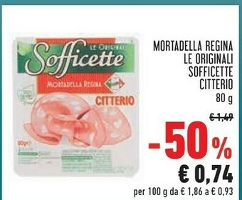 Conad Sofficette mortadella regina 80 g(ml) offerta