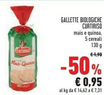 Conad Gallette mais e quinoa biologiche 130 g(ml) offerta