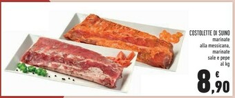 Conad Costolette di suino marinate alla messicana offerta