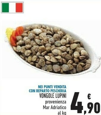 Conad Vongole lupini offerta