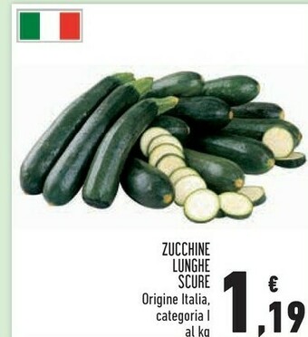 Conad Zucchine lunghe scure offerta