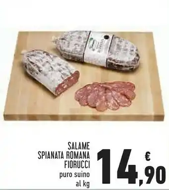 Conad Salame spianata romana offerta