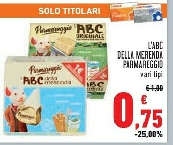 Conad L'abc della merenda con snack offerta