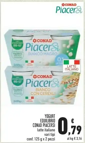 Conad Conad piacersi yogurt equilibrio offerta