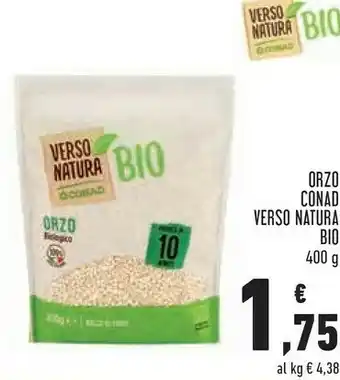Conad Conad - orzo biologico verso natura 400 g(ml) offerta