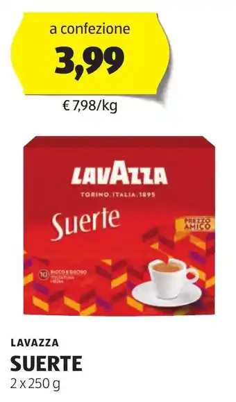 ALDI LAVAZZA SUERTE 2x250 g offerta