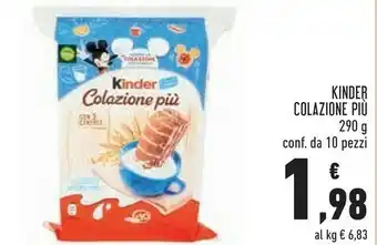 Conad Kinder colazione più 290 g(ml) offerta