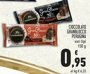 Conad Gran blocco 50% fondente extra 150 g(ml) offerta
