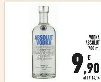 Conad Absolut vodka 0,7 l 40% offerta