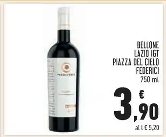 Conad Bellone lazio igt piazza del cielo federici offerta
