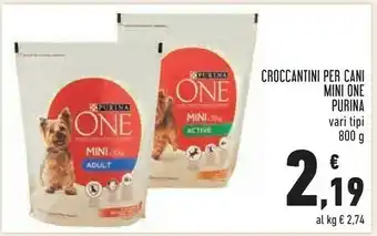 Conad Croccantini per cani mini one offerta