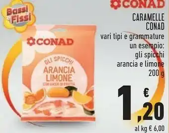 Conad Conad caramelle offerta
